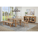  Coaster Furniture Middleton 108540 76-inch Extension Leaf Dining Table - Natural Brown IMAGE 13