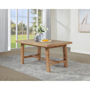  Coaster Furniture Middleton 108540 76-inch Extension Leaf Dining Table - Natural Brown IMAGE 8