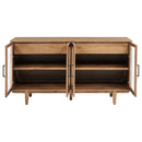  Coaster Furniture Middleton 108545NAT 4-door Sideboard Server with Dual Drawers - Natural IMAGE 9