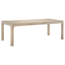  Coaster Furniture Solano 115501 90-inch Extension Dining Table - Weathered Mango IMAGE 1