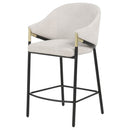  Coaster Furniture Chadwick 183436N Set of 2 Fabric Upholstered Counter Height Chair - Beige IMAGE 10
