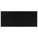  Coaster Furniture Decker 193951BLK 82-inch Rectangular Wood Dining Table - Black IMAGE 5
