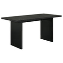  Coaster Furniture Decker 193958BLK 70-inch Rectangular Wood Counter Height Dining Table - Black IMAGE 1