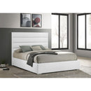  Coaster Furniture Felicity 203511Q 53-inch Upholstered Queen Platform Bed - White IMAGE 6