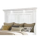  Coaster Furniture McKinney 215871KE Eastern King LED Light Panel Bed - Vintage White IMAGE 2