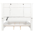  Coaster Furniture McKinney 215871KE Eastern King LED Light Panel Bed - Vintage White IMAGE 6