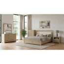  Coaster Furniture Hendricks 222654 Dresser Mirror - Light Oak IMAGE 3