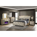  Coaster Furniture Lorient 222663FB 8-drawer LED Bedroom Flame Box Dresser - Ivory Camel IMAGE 10