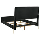  Coaster Furniture Arini 224331KECRM 56-inch Eastern King Panel Bed - Cream/Black IMAGE 4
