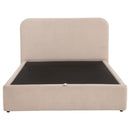  Coaster Furniture Anders 306037BEIQ Upholstered Queen Storage Lift Platform Bed - Beige IMAGE 3