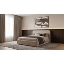  Coaster Furniture Anders 306037BEIQ Upholstered Queen Storage Lift Platform Bed - Beige IMAGE 4