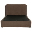  Coaster Furniture Anders 306037CHQ Upholstered Queen Storage Lift Platform Bed - Chocolate IMAGE 3