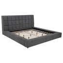  Coaster Furniture Dreux 315948GRYKW Upholstered California King Panel Platform Bed - Grey IMAGE 2