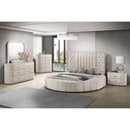  Coaster Furniture Sonya 360113M 6-drawer Upholstered Bedroom Dresser with Mirror - Ivory IMAGE 13