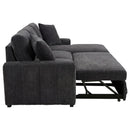  Coaster Furniture Pastrana 500359 Upholstered Sleeper Sectional Sofa RAF Chaise - Grey IMAGE 6