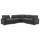  Coaster Furniture Collins 609530P-SET 6-piece Modular Power Reclining Sectional - Dark Grey IMAGE 7
