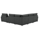  Coaster Furniture Collins 609530P-SET 6-piece Modular Power Reclining Sectional - Dark Grey IMAGE 8