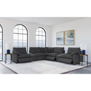  Coaster Furniture Collins 609530P-SETA 7-piece Modular Power Reclining Sectional - Dark Grey IMAGE 6
