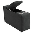  Coaster Furniture Collins 609531PT 5-Piece Power Reclining Home Theater Seating - Dark Grey IMAGE 10