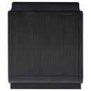  Coaster Furniture Leandro 704637 1-drawer Wood Occasional End Table - Burnished Black IMAGE 6