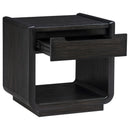  Coaster Furniture Leandro 704638-S2 2-piece Wood Coffee and End Table Set - Burnished Black IMAGE 9