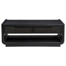  Coaster Furniture Leandro 704638-S3 3-piece Wood Coffee and End Table Set - Burnished Black IMAGE 10