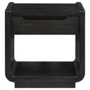  Coaster Furniture Leandro 704638-S3 3-piece Wood Coffee and End Table Set - Burnished Black IMAGE 9