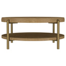  Coaster Furniture Arini 706188-S3 3-piece Round Coffee and End Table Set - Sand Wash IMAGE 4