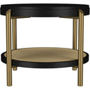  Coaster Furniture Arini 706198-S3 3-piece Round Coffee and End Table Set - Black IMAGE 4