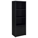  Coaster Furniture Winfield 706222-SET 3-piece Entertainment Center 60-inch TV Stand - Black IMAGE 5