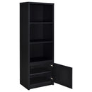  Coaster Furniture Winfield 706223-SET 3-piece Entertainment Center 78-inch TV Stand - Black IMAGE 8
