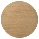  Coaster Furniture Ottowa 706297 Round Wood End Table with Shelf - Light Oak IMAGE 10