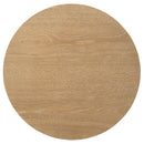  Coaster Furniture Ottowa 706298-S3 3-piece Round Wood Coffee Table Set - Light Oak IMAGE 4