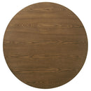  Coaster Furniture Franklin 706438 36-inch Round Pedestal Coffee Table - Dark Brown IMAGE 2