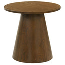  Coaster Furniture Franklin 706438-S3 3-piece Round Pedestal Coffee Table Set - Dark Brown IMAGE 7