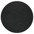 Coaster Furniture Hamlyn 706508-S2 2-piece Round Fluted Coffee and End Table Set - Black IMAGE 3
