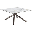  Coaster Furniture Carvell 708138-S3 3-piece Square Coffee and End Table Set - Mirage White IMAGE 5