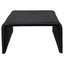  Coaster Furniture Cahya 708518-S3 3-piece Rattan Coffee and End Table Set - Black IMAGE 4