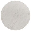  Coaster Furniture Astoria 709668-S3 3-piece Marble Coffee and End Table Set - White IMAGE 6