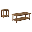  Coaster Furniture Payne 710548-S2A 2-piece Coffee and End Table Set - Distressed Brown IMAGE 1