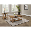  Coaster Furniture Payne 710548-S2A 2-piece Coffee and End Table Set - Distressed Brown IMAGE 2