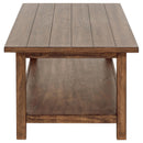  Coaster Furniture Payne 710548-S3A 3-piece Coffee and End Table Set - Distressed Brown IMAGE 3