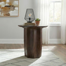  Coaster Furniture Cayenne 710777 Solid Mango Wood Accent End Table - Walnut IMAGE 6