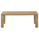  Coaster Furniture Castlewood 710868 Engineered Wood Coffee Table - Light Oak IMAGE 7