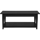  Coaster Furniture Lindenton 722728-S3 3-piece Wood Lift-Top Coffee and End Table Set - Black IMAGE 9