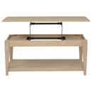  Coaster Furniture Lindenton 722758-S3 3-piece Wood Lift-Top Coffee and End Table Set - Blonde IMAGE 8