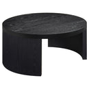  Coaster Furniture Sweeney 722828-S2 2-piece Coffee and End Occasional Table Set - Black IMAGE 3