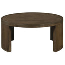  Coaster Furniture Sweeney 722838-S2 2-piece Coffee and End Occasional Table Set - Dark Walnut IMAGE 11