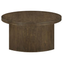 Coaster Furniture Sweeney 722838-S2 2-piece Coffee and End Occasional Table Set - Dark Walnut IMAGE 3