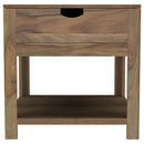  Coaster Furniture Esther 723887 1-drawer Solid Wood End Table - Natural Sheesham IMAGE 6
